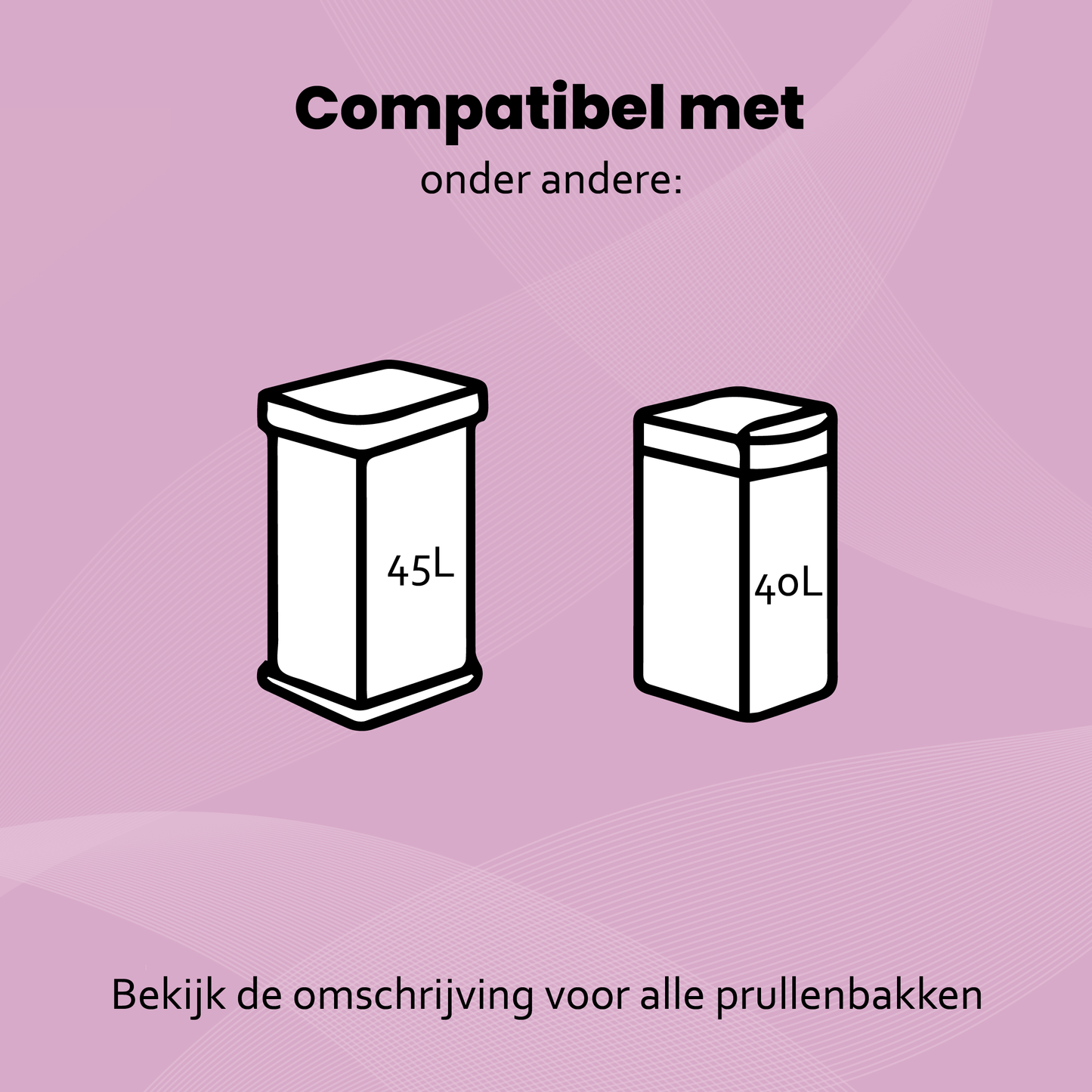 Strapper Müllbeutel Dunkelblau – Passend für Simplehuman Code J – 30–45 Liter